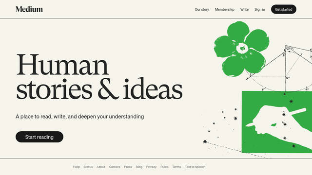 Screenshot: medium.com - uses source-serif-pro