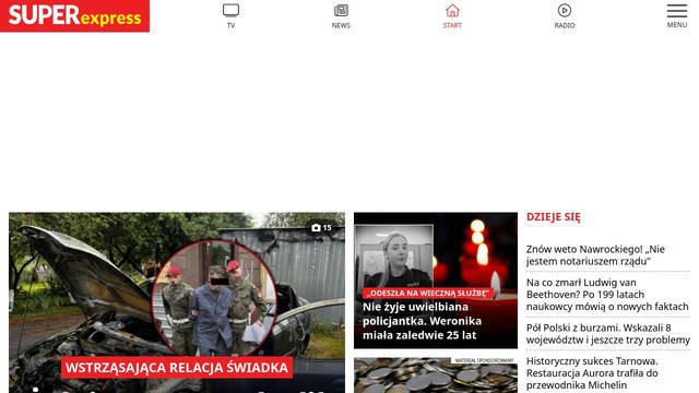 Screenshot: se.pl - uses Space Grotesk