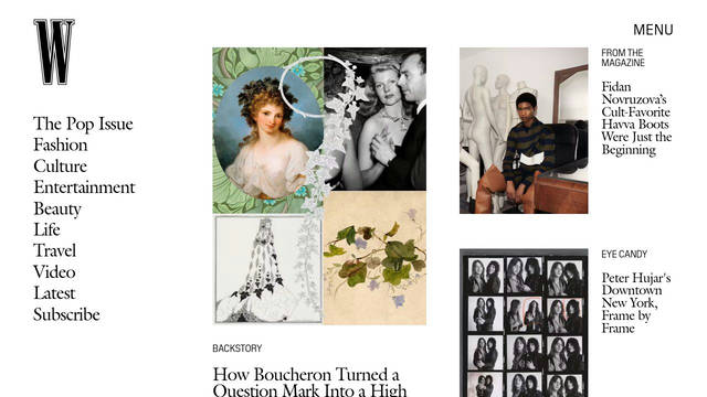 Screenshot: wmagazine.com - uses Whitman