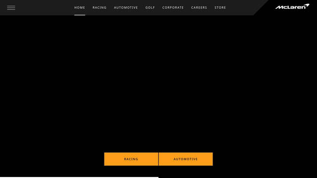 Screenshot: mclaren.com - uses mclStandardMedium