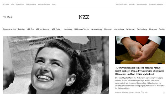 Screenshot: nzz.ch - uses Baskerville Screenshot: nzz.ch - uses Baskerville