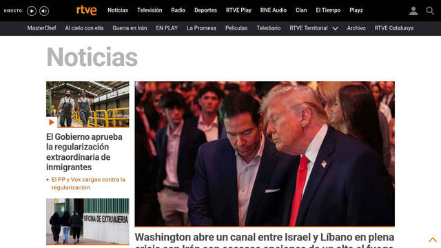 Screenshot: rtve.es - uses noto_serif