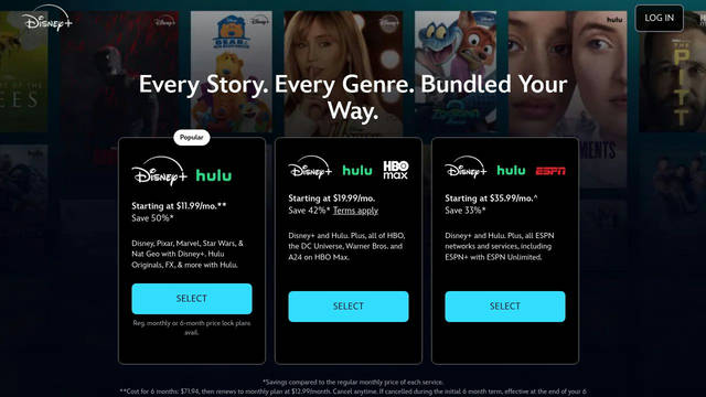 Screenshot: disneyplus.com - uses Inspire-Regular