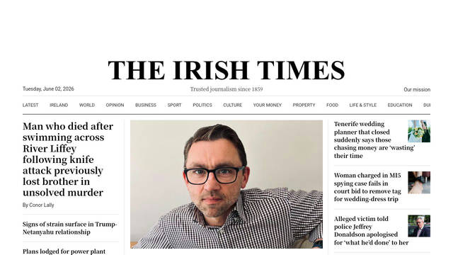 Screenshot: irishtimes.com - uses Noto Serif JP Screenshot: irishtimes.com - uses Noto Serif JP
