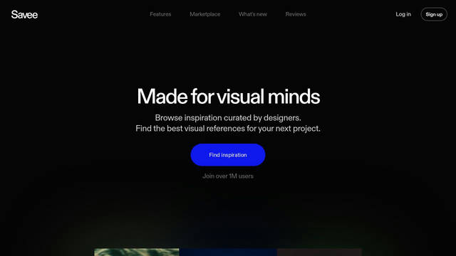 Screenshot: savee.it - uses saveeFont