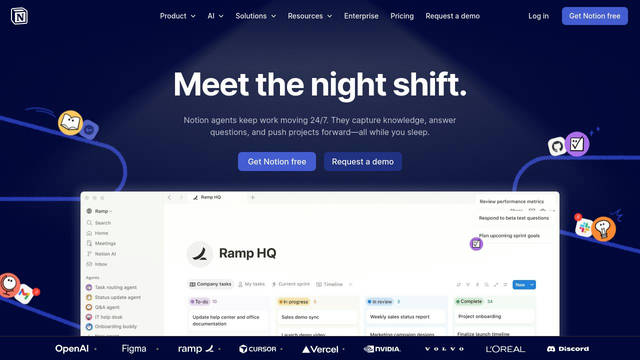 Screenshot: notion.so - uses NotionInter