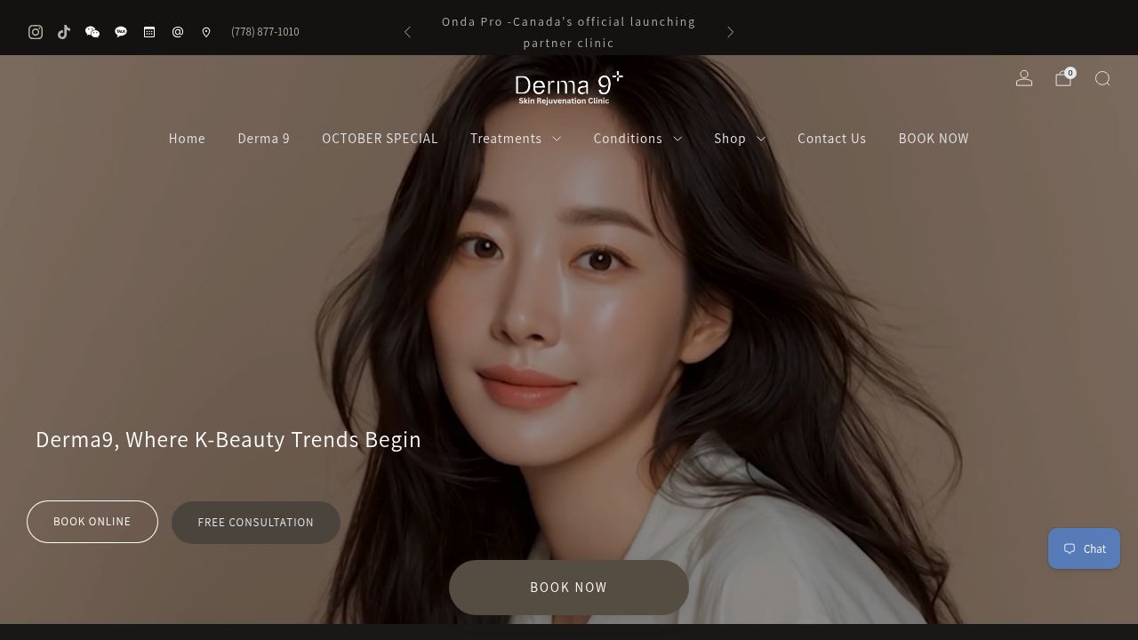 derma9.ca: What fonts does Derma9 use? - Assistant, Times, JudgemeStar