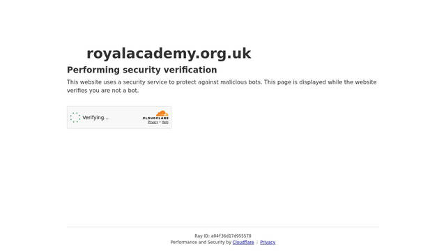 Screenshot: royalacademy.org.uk - uses adobe-caslon-pro