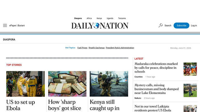 Screenshot: nation.africa - uses boxicons