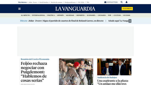 Screenshot: lavanguardia.com - uses SourceSerifPro Screenshot: lavanguardia.com - uses SourceSerifPro