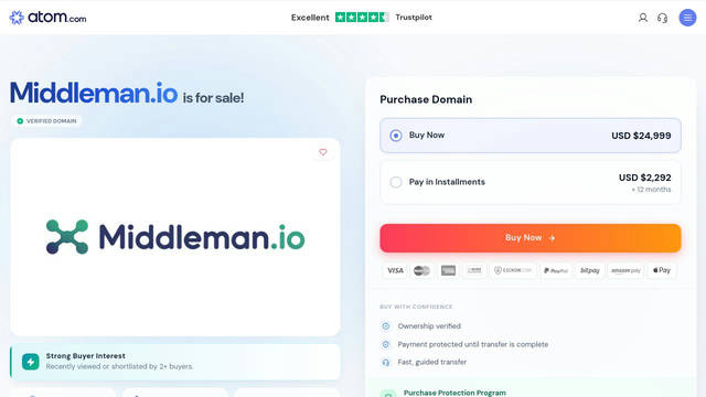 Screenshot: middleman.io - uses Plus Jakarta Sans