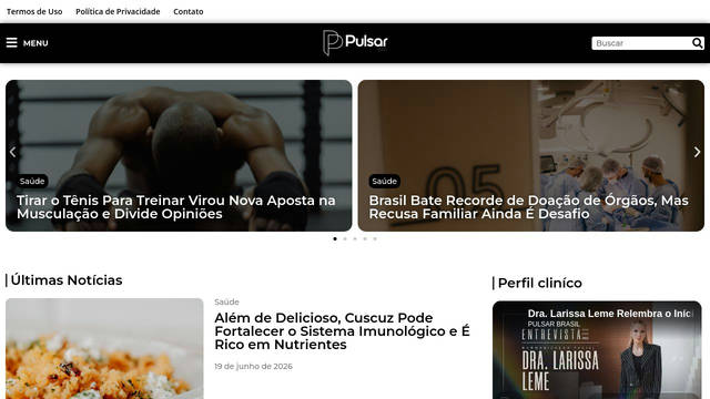 Screenshot: pulsarbrasil.com - uses jl_font