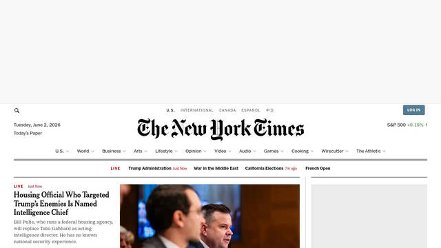 Screenshot: nyt.com - uses nyt-ibm-plex
