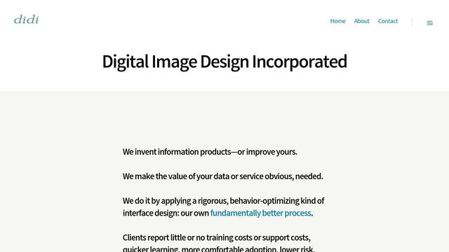 Screenshot: didi.com - uses Inter var