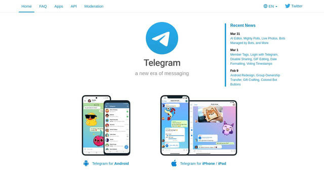 Screenshot: telegram.org - uses Lucida Grande Screenshot: telegram.org - uses Lucida Grande