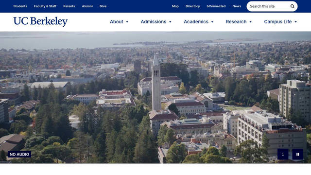 Screenshot: berkeley.edu - uses fontello
