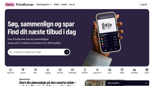 Screenshot: pricerunner.dk - uses Roboto Condensed Title Screenshot: pricerunner.dk - uses Roboto Condensed Title