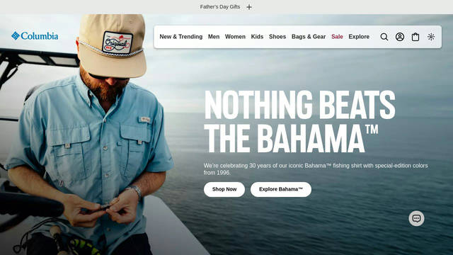 Screenshot: columbia.com - uses GerTT CD