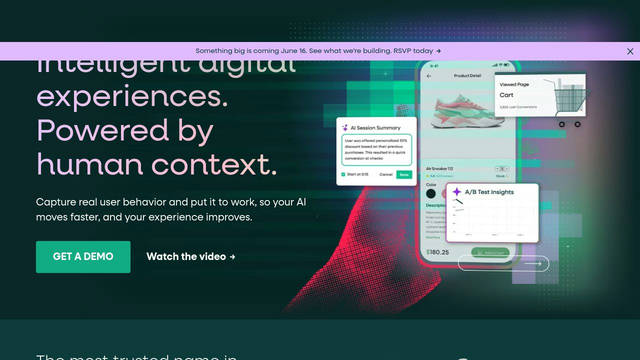 Screenshot: fullstory.com - uses neulis-sans