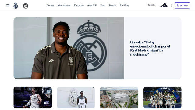 Screenshot: realmadrid.com - uses RMNeue