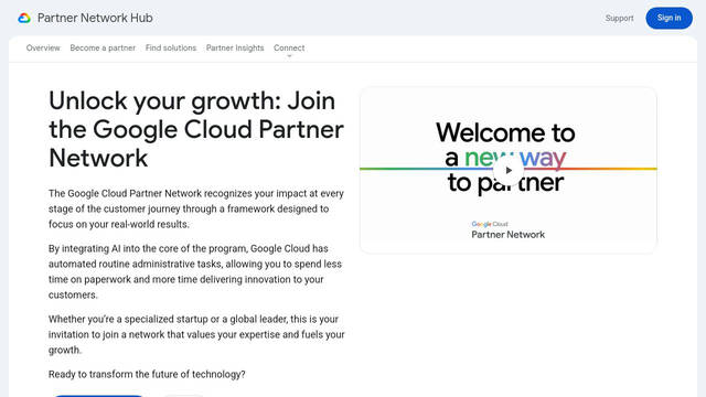 Screenshot: partners.cloud.google.com - uses Google Sans