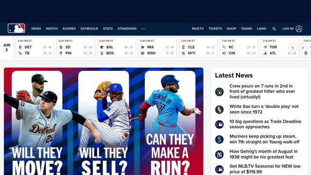 Screenshot: mlb.com - uses mlb-primary Screenshot: mlb.com - uses mlb-primary