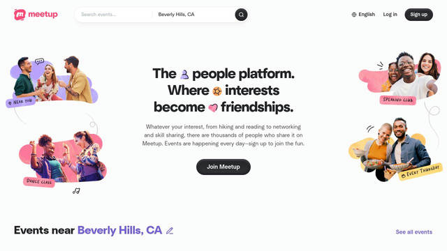 Screenshot: meetup.com - uses Boyrun