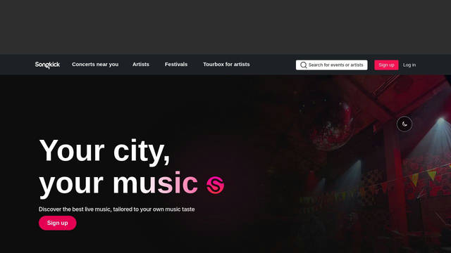 Screenshot: songkick.com - uses Sofia Pro Screenshot: songkick.com - uses Sofia Pro