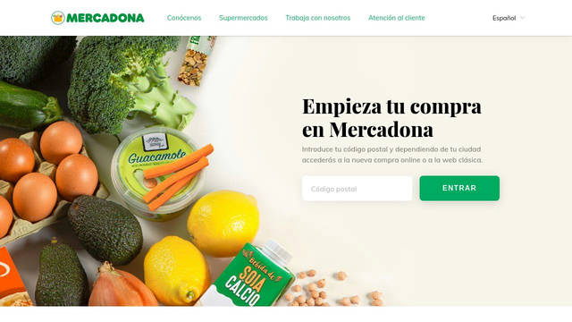 Screenshot: mercadona.es - uses Muli