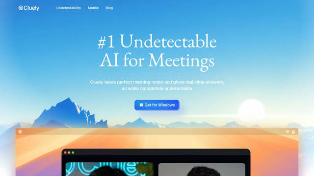 Screenshot: cluely.com - uses forma