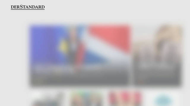Screenshot: derstandard.at - uses STMatilda Text Variable