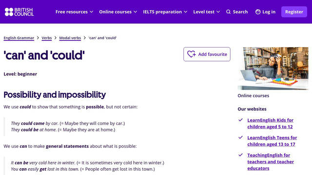 Screenshot: learnenglish.britishcouncil.org - uses BritishCouncilSansW01-Headline