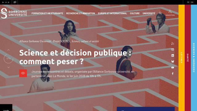 Screenshot: sorbonne-universite.fr - uses Crimson Text