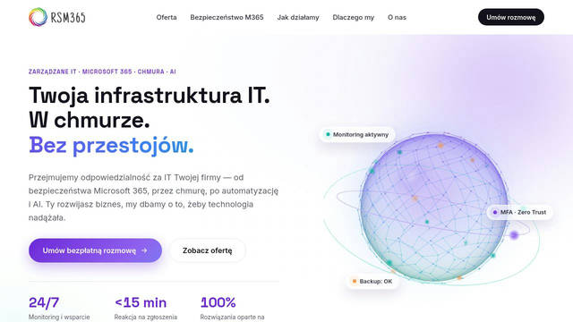 Screenshot: rsm365.eu - uses Space Grotesk