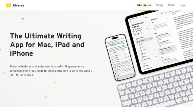 Screenshot: ulysses.app - uses interstate Screenshot: ulysses.app - uses interstate