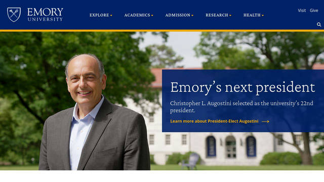 Screenshot: emory.edu - uses Spectral Screenshot: emory.edu - uses Spectral