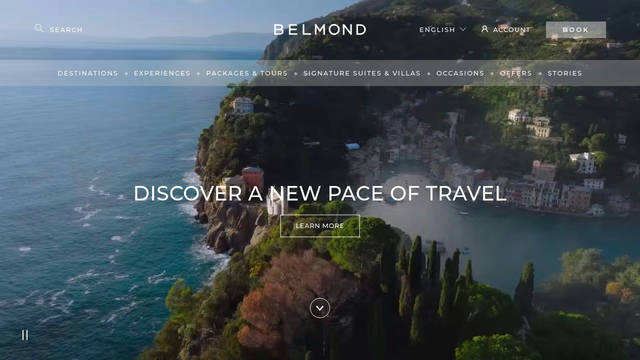 Screenshot: belmond.com - uses Beyond Infinity