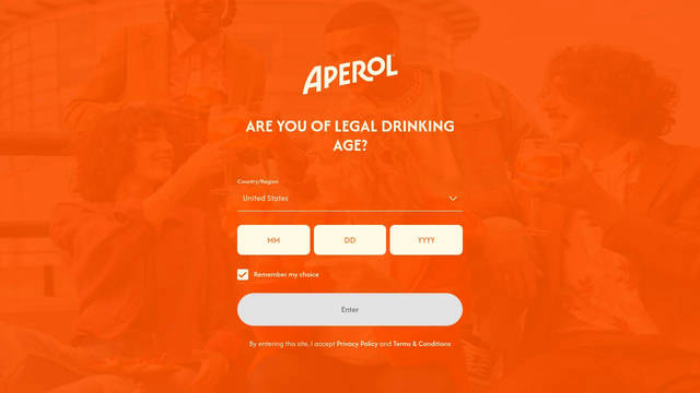 Screenshot: aperolspritz.com - uses Material Symbols Rounded