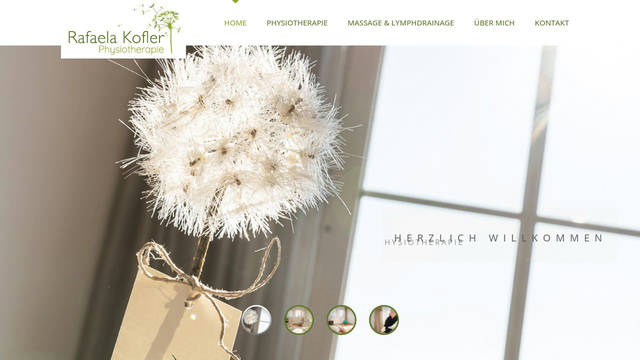 Screenshot: physiotherapie-kofler.at - uses Caudex