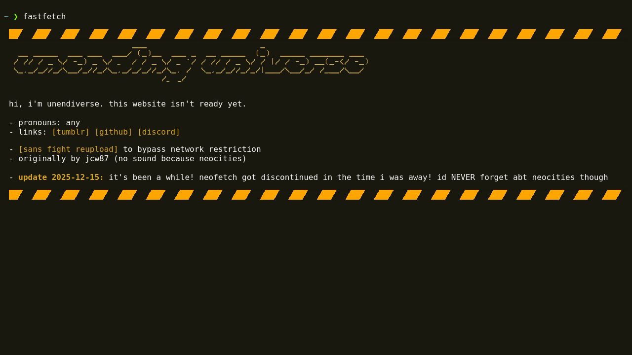 unendiverse.neocities.org: What fonts does Unendiverse use? - Azeret Mono