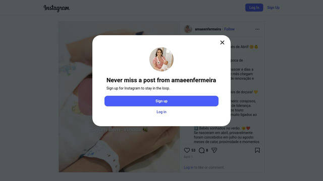 Screenshot of instagram.com