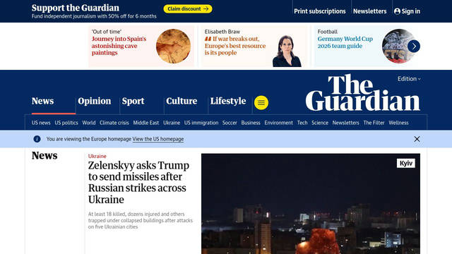 Screenshot: theguardian.com - uses GuardianTextEgyptian