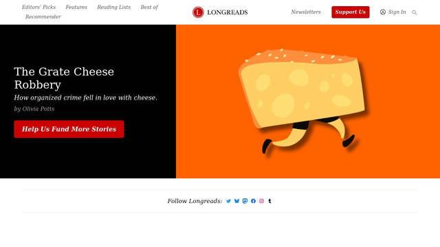 Screenshot: longreads.com - uses FontAwesomeSATT
