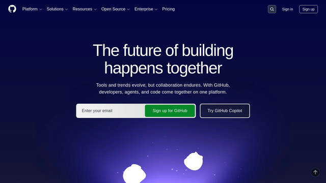 Screenshot: github.com - uses Mona Sans