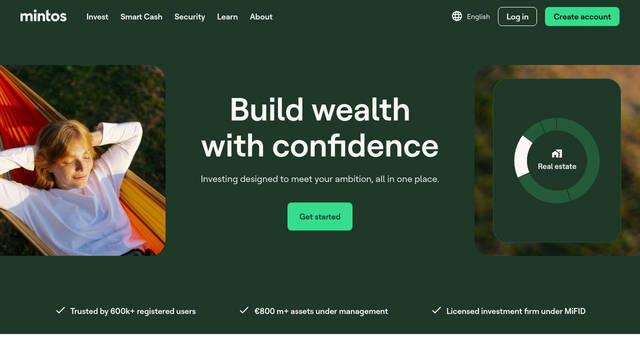 Screenshot: mintos.com - uses Roobert