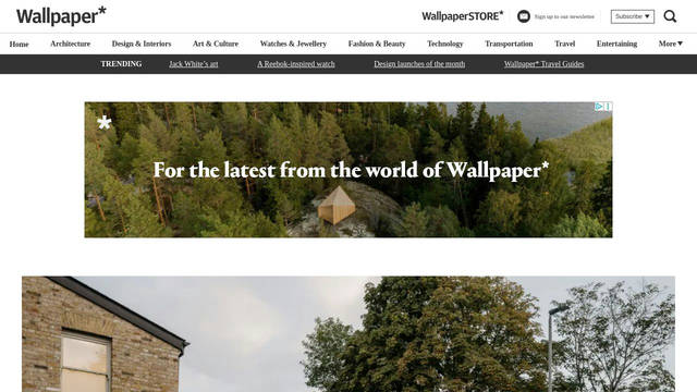 Screenshot: wallpaper.com - uses Palatino