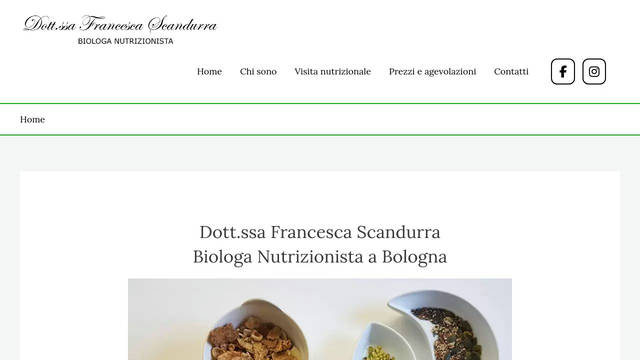 Screenshot: francescascandurra.it - uses Astra Screenshot: francescascandurra.it - uses Astra