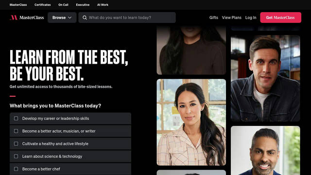 Screenshot: masterclass.com - uses sohne