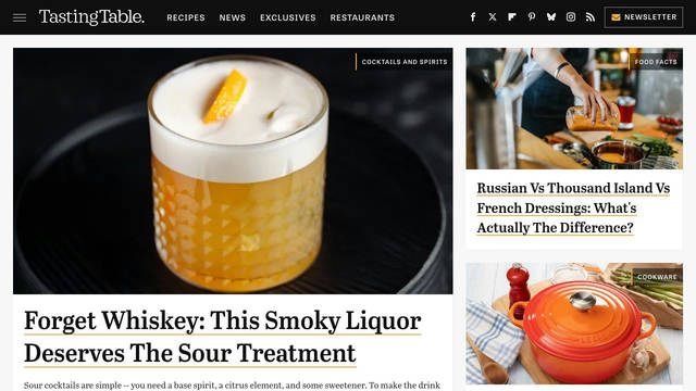 Screenshot: tastingtable.com - uses abril-titling-semibold