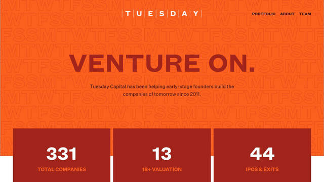 Screenshot: crunchfund.com - uses squarespace-ui-font